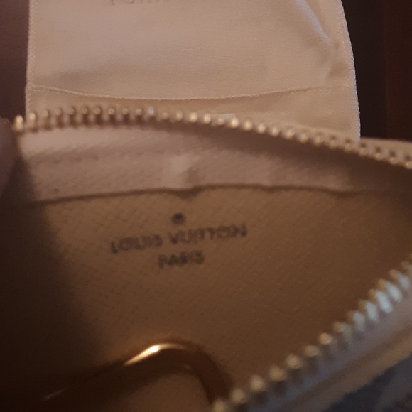 White Cles Damier Azur Key, Credit Card Wallet - Picture 4 of 6